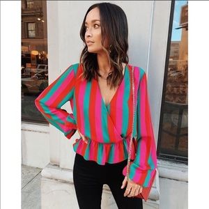 Show Me Your Mumu Stripe Top